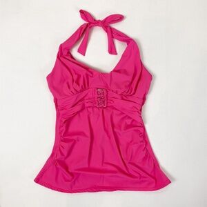 SPANX Halter Tankini Pink